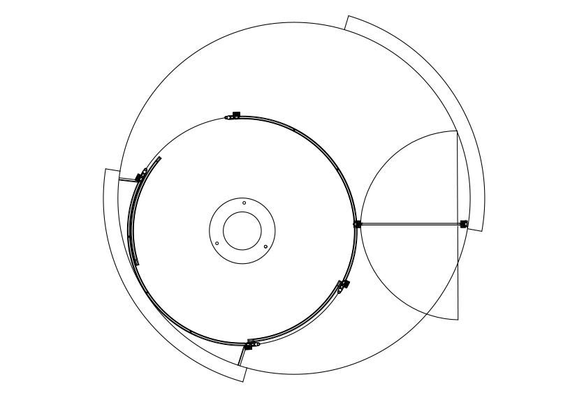 Free Multiple Doors Top View CAD Block – DWG, DXF, PDF Format