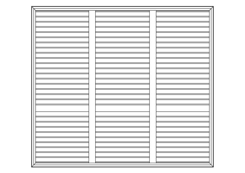 Free Shutters Elevation CAD Block – DWG, DXF, PDF Format