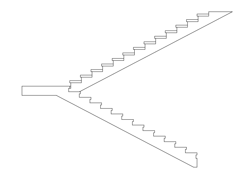 Free Staircase Elevation CAD Block – DWG, DXF, PDF Format