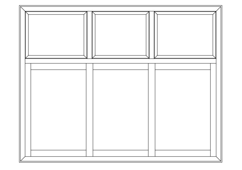Free Window elevation CAD Block – DWG, DXF, PDF Format