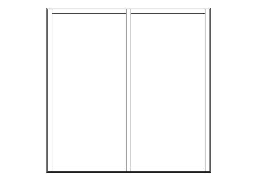 Free Window elevation CAD Block – DWG, DXF, PDF Format