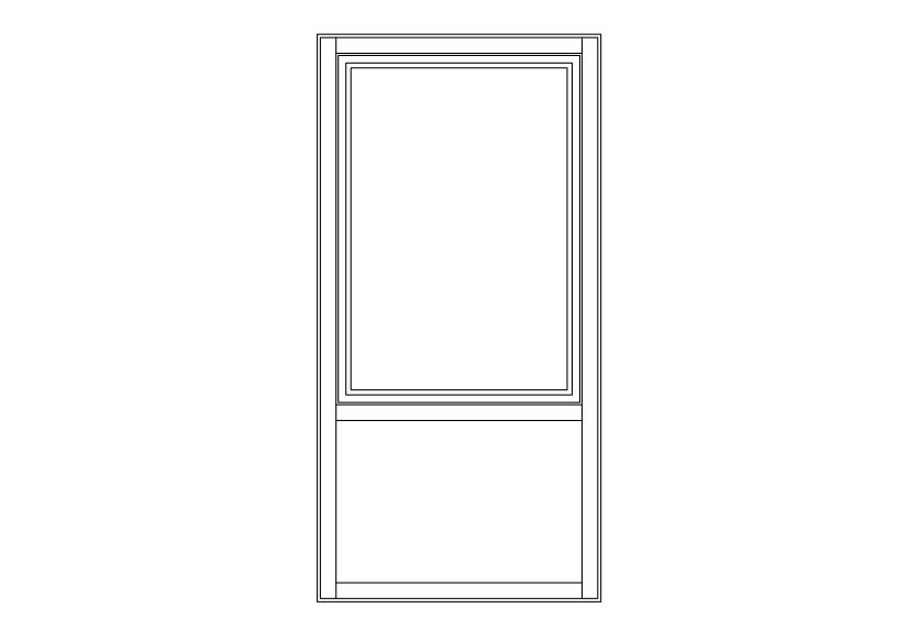 Free Window elevation CAD Block – DWG, DXF, PDF Format