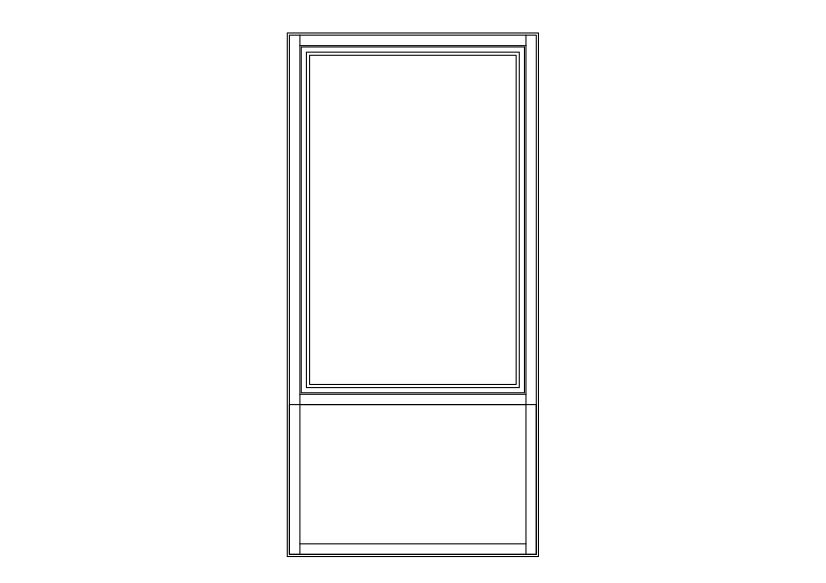 Free Window elevation CAD Block – DWG, DXF, PDF Format
