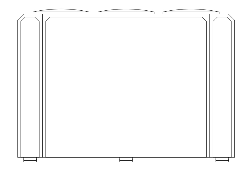 Free Air Handling Unit Top View CAD Block – DWG, DXF, PDF Format