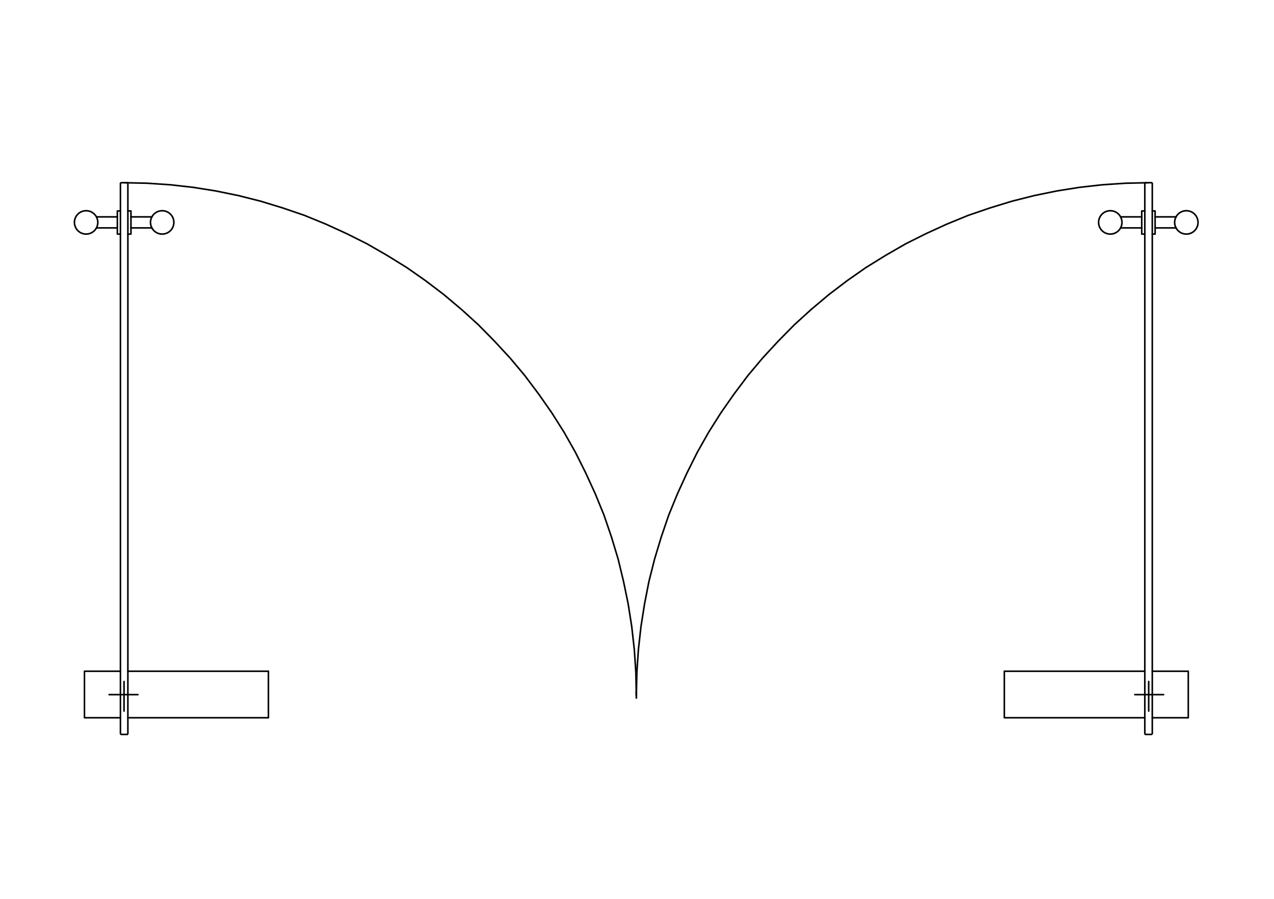 Free Double Door Top View CAD Block – DWG, DXF, PDF Format