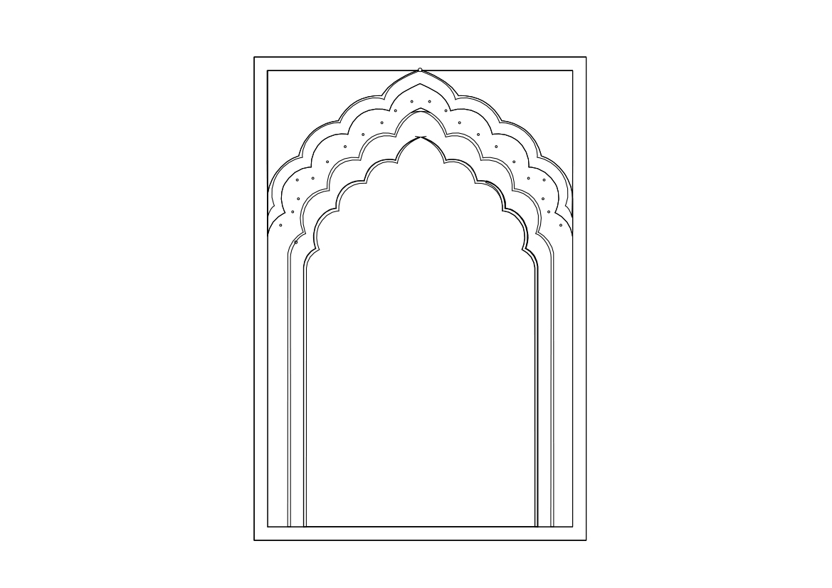 Free Arc Elevation CAD Block – DWG, DXF, PDF Format