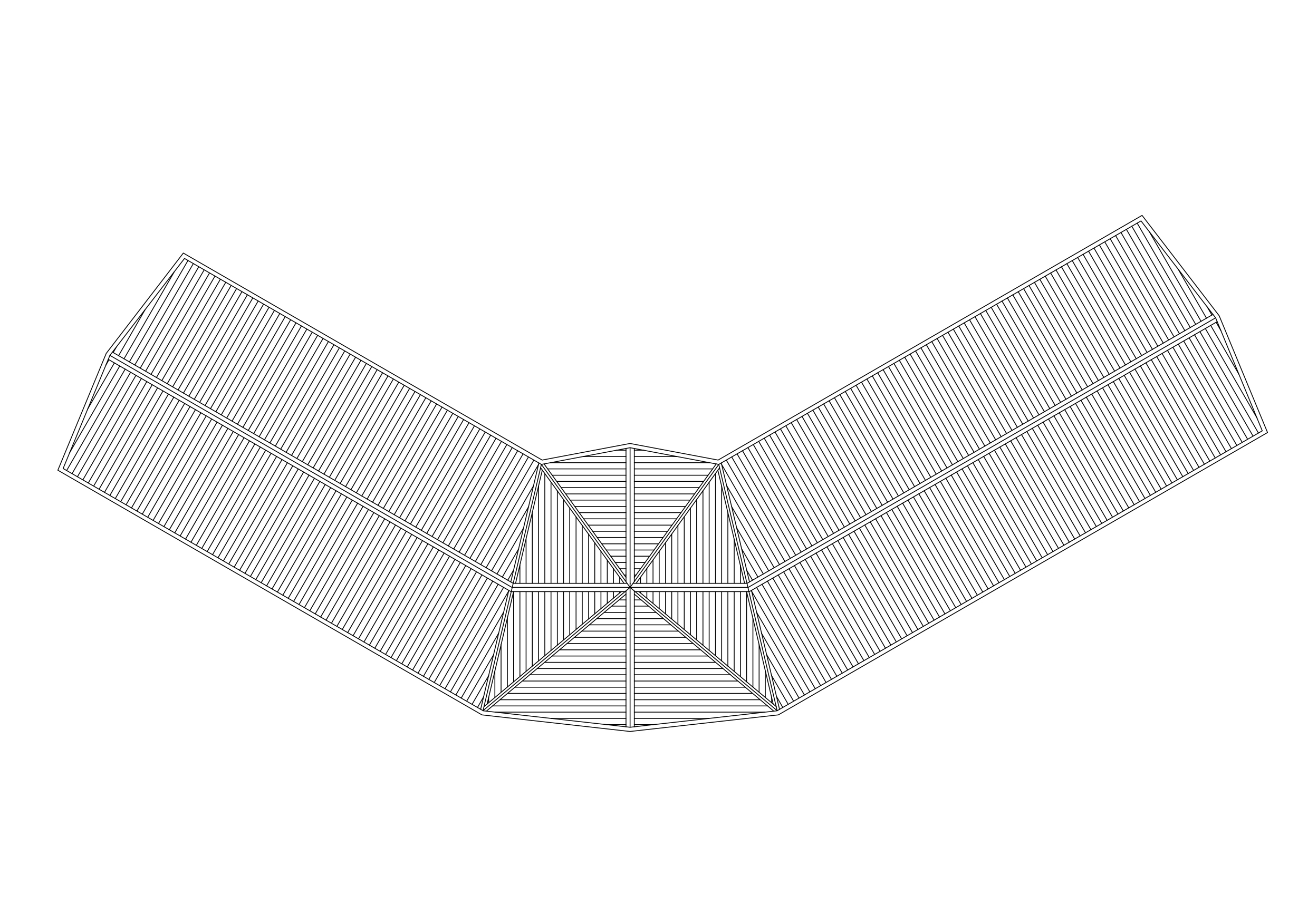 Free Roof Top View CAD Block – DWG, DXF, PDF Format