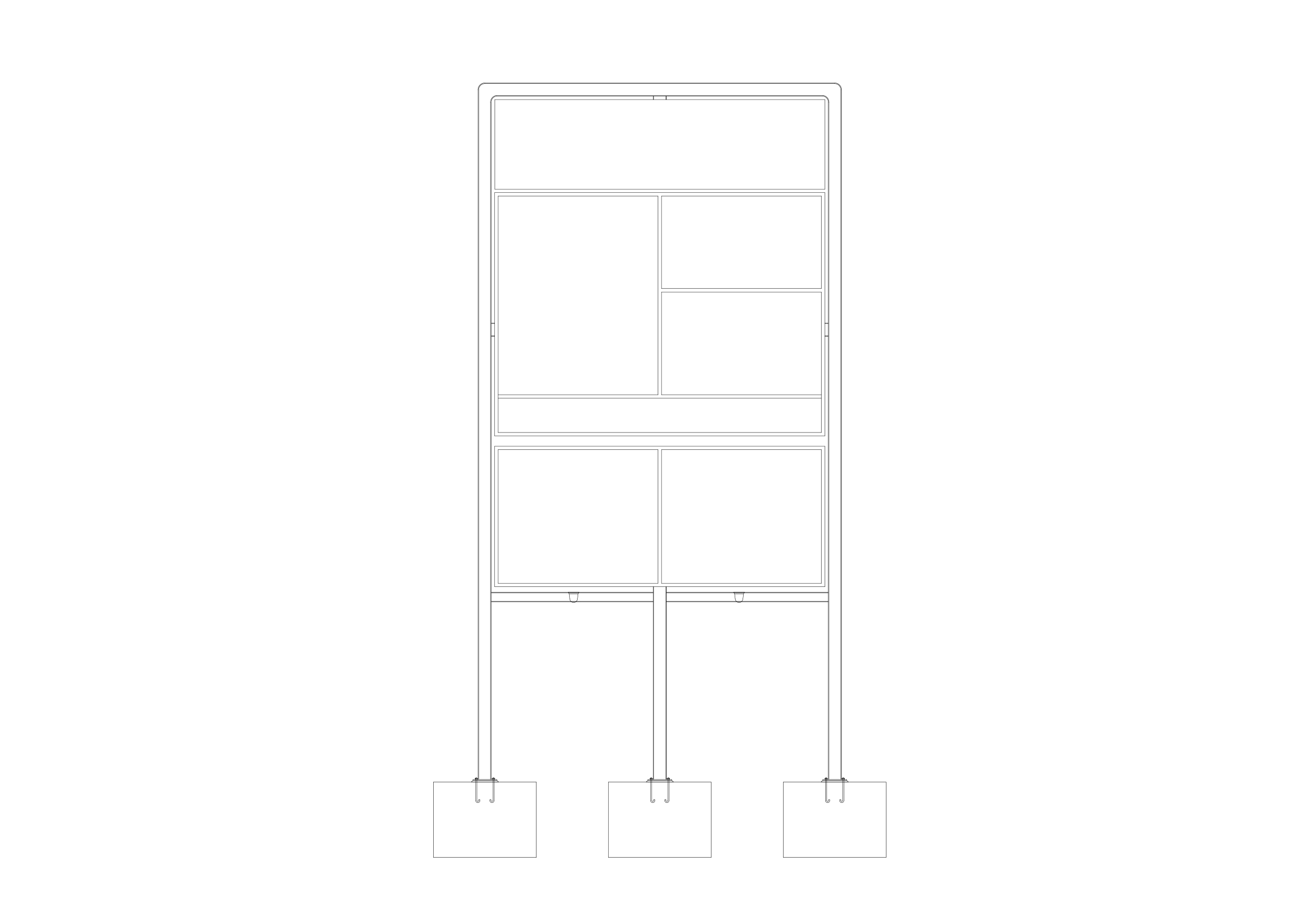 Free Large Outdoor Sign CAD Block – DWG, DXF, PDF Format