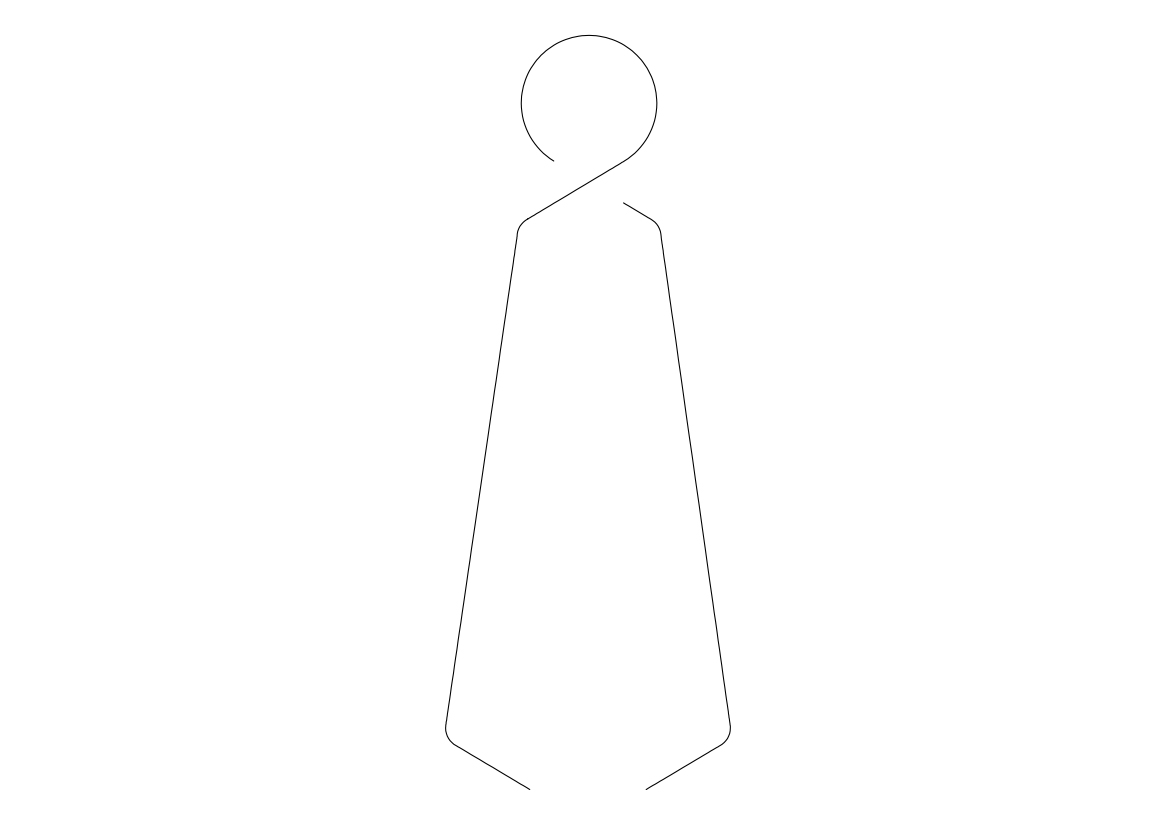 Free Female WC Symbol CAD Block Icon – DWG, DXF, PDF Format