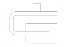 Toilet paper holder top view | FREE AUTOCAD BLOCKS