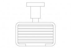 Soap Holder top view | FREE AUTOCAD BLOCKS