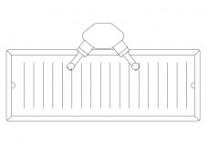 Beer Tap top view | FREE AUTOCAD BLOCKS