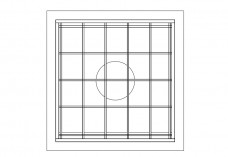 Drain Grill top view | FREE AUTOCAD BLOCKS