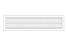 Drain Grill top view | FREE AUTOCAD BLOCKS