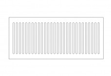 Drain Grill top view | FREE AUTOCAD BLOCKS