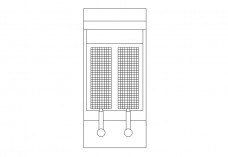 Fryer top view | FREE AUTOCAD BLOCKS