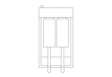 Fryer top view | FREE AUTOCAD BLOCKS