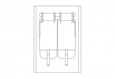 Fryer top view | FREE AUTOCAD BLOCKS