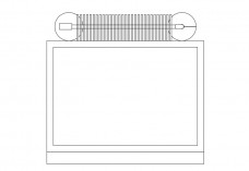 Minibar top view | FREE AUTOCAD BLOCKS