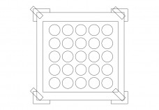 Trolley top view | FREE AUTOCAD BLOCKS