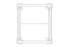 Trolley top view | FREE AUTOCAD BLOCKS