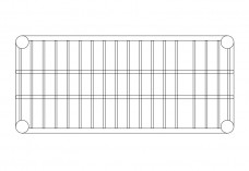 Trolley top view | FREE AUTOCAD BLOCKS