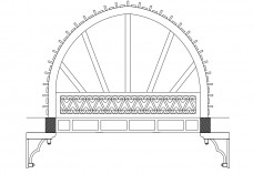 Arc elevation | FREE AUTOCAD BLOCKS