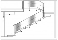 Staircase elevation | FREE AUTOCAD BLOCKS