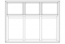 Window elevation | FREE AUTOCAD BLOCKS