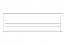 Bench top view | FREE AUTOCAD BLOCKS