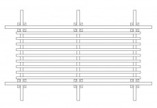 Pergola top view | FREE AUTOCAD BLOCKS