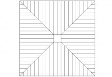 Pergola top view | FREE AUTOCAD BLOCKS