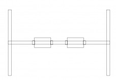 Swings top view | FREE AUTOCAD BLOCKS