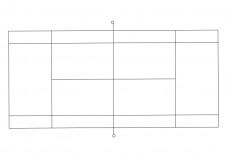 Tennis Court top view | FREE AUTOCAD BLOCKS