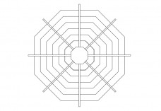 Umbrella top view | FREE AUTOCAD BLOCKS