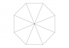 Umbrella top view | FREE AUTOCAD BLOCKS