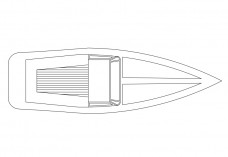 Boat top view | FREE AUTOCAD BLOCKS