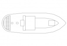 Boat top view | FREE AUTOCAD BLOCKS