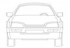 Car elevation | FREE AUTOCAD BLOCKS