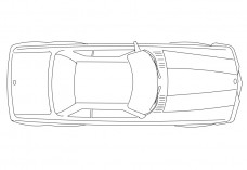 Car top view | FREE AUTOCAD BLOCKS