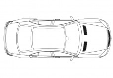 Car top view | FREE AUTOCAD BLOCKS