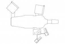 Dentist Chair top view | FREE AUTOCAD BLOCKS