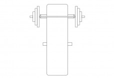 Gym Equipment top view | FREE AUTOCAD BLOCKS