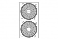 Air Handling Unit top view | FREE AUTOCAD BLOCKS