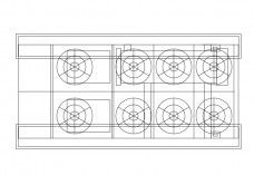 Chiller Unit top view | FREE AUTOCAD BLOCKS