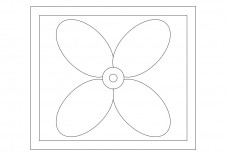 Fan top view | FREE AUTOCAD BLOCKS