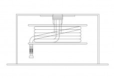 Fire Hose top view | FREE AUTOCAD BLOCKS