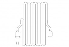 Fire Hose top view | FREE AUTOCAD BLOCKS