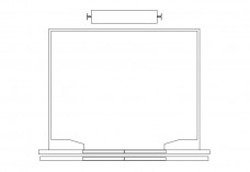 Single Lift top view | FREE AUTOCAD BLOCKS