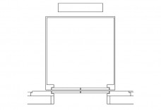 Single Lift top view | FREE AUTOCAD BLOCKS